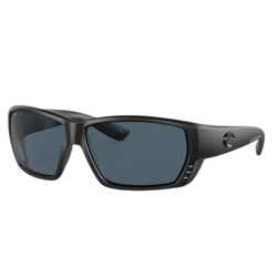 Costa Tuna Alley Polarized Sunglasses in Blackout with Sunrise Silver Mirror 580P